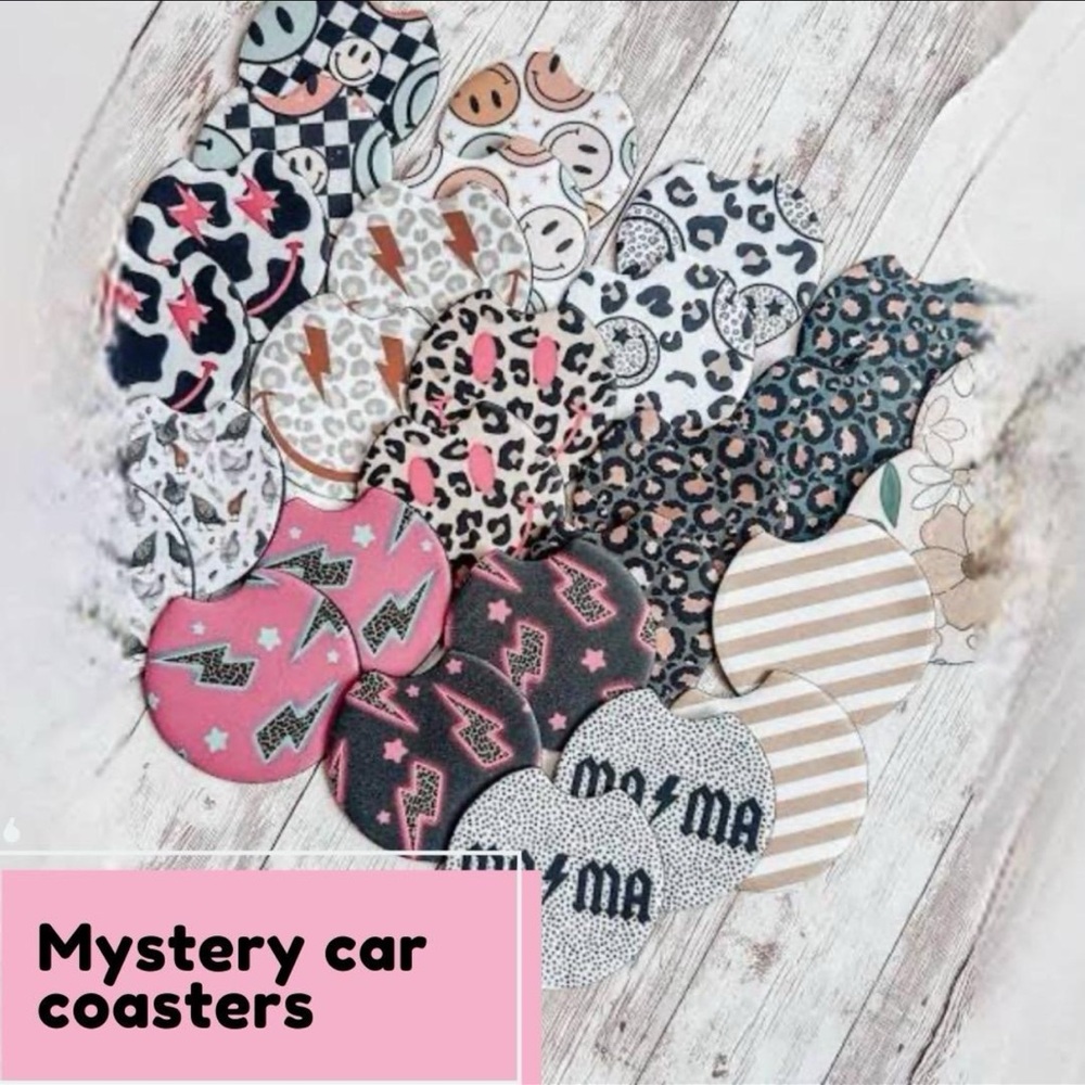 Mystery car coasters